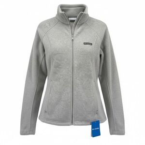 Columbia Sportswear Womens Large Gray Benton Springs Full Zip Fleece Jacket NWT